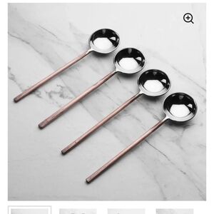 Sundance Copper Antique Sugar Spoons 4